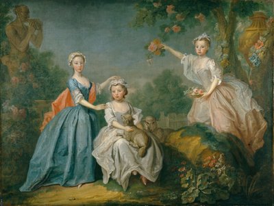 Las damas Noel, c.1740 (óleo sobre lienzo) de Bartholomew Dandridge