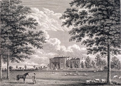 Brockwell Hall, Herne Hill, Lambeth, Londres, 1820 de Bartholomew Howlett