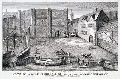 Aduana, Londres, c. 1815 de Bartholomew Howlett