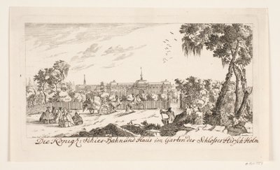 El campo de tiro en el castillo de Hørsholm de Bartholomæus Roque