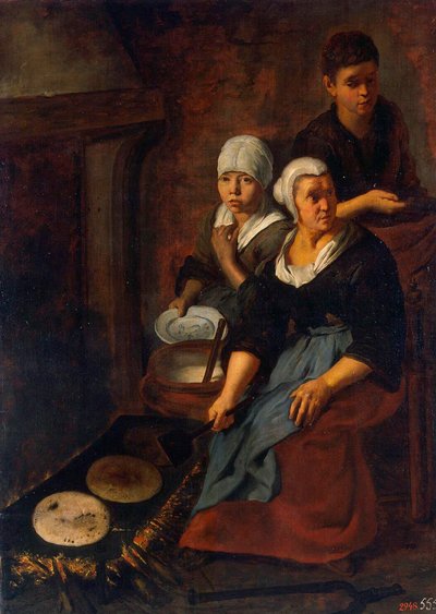 Horneado de tortas planas, 1645-1648 de Bartolomé Esteban Murillo