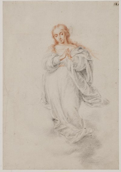 La inmaculada concepción, Virgen María de Bartolomé Esteban Murillo