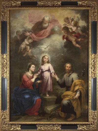 La Trinidad celestial y terrenal de Bartolomé Esteban Murillo