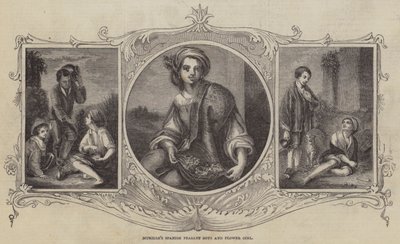 Niños Campesinos Españoles y Niña Florista de Murillo de Bartolomé Esteban Murillo
