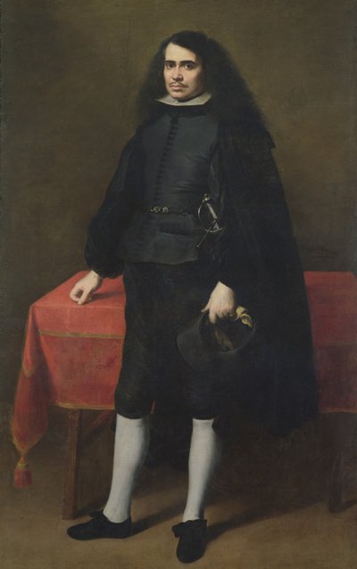 Retrato de un caballero con cuello de lechuguilla, c.1670 de Bartolomé Esteban Murillo