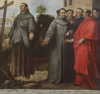 San Diego de Alcalá de Henares en éxtasis ante la cruz, 1645-46 de Bartolomé Esteban Murillo