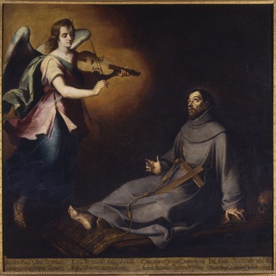 San Francisco de Asís en éxtasis, c. 1646 de Bartolomé Esteban Murillo
