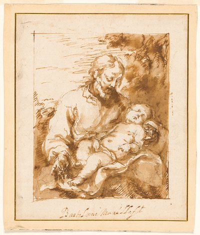 San José y el Niño Jesús dormido de Bartolomé Esteban Murillo