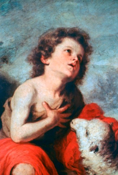 San Juan Bautista como niño, c1665 de Bartolomé Esteban Murillo