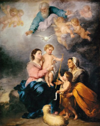 La Sagrada Familia La Virgen de Sevilla de Bartolomé Esteban Murillo