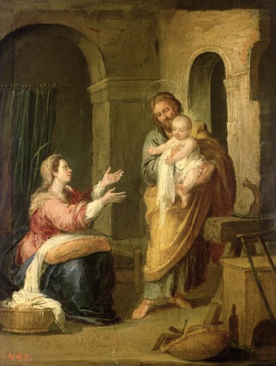 La Sagrada Familia, c.1660-70 de Bartolomé Esteban Murillo
