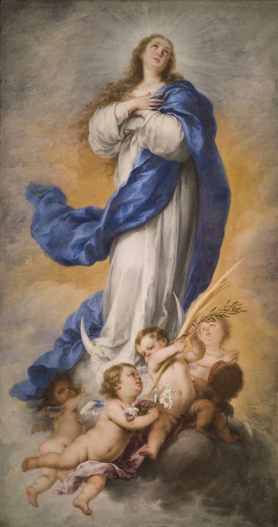 La Inmaculada Concepción de la Virgen, 1670s de Bartolomé Esteban Murillo