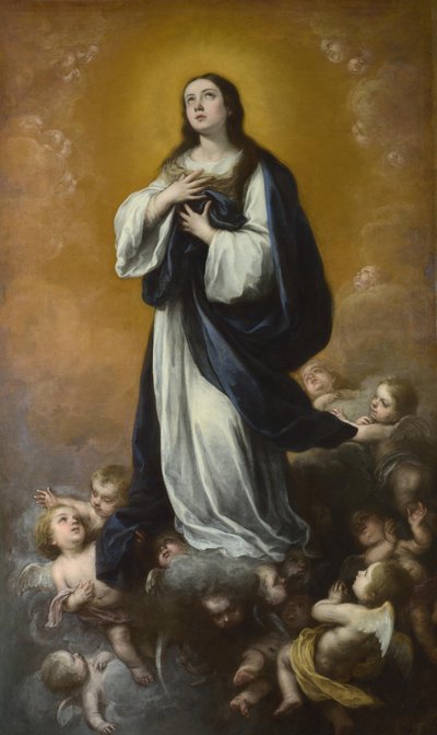 La Inmaculada Concepción de la Virgen, mediados del siglo XVII de Bartolomé Esteban Murillo