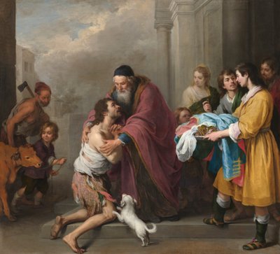 El regreso del hijo pródigo de Bartolomé Esteban Murillo