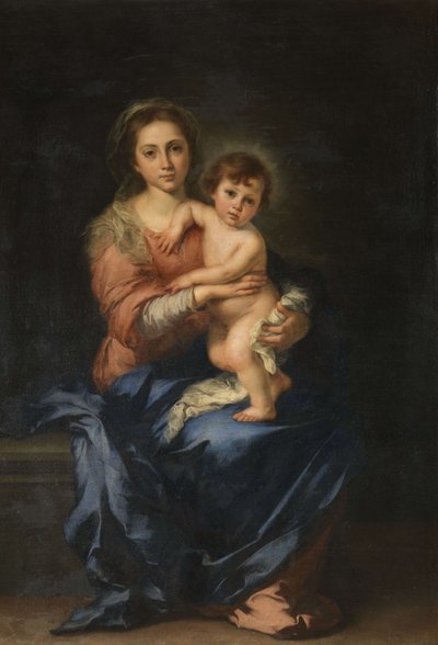 La Virgen y el Niño, 1650 de Bartolomé Esteban Murillo