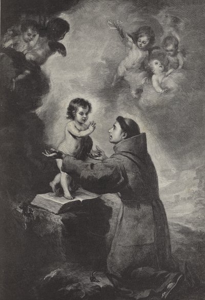 La visión de San Antonio de Padua de Bartolomé Esteban Murillo