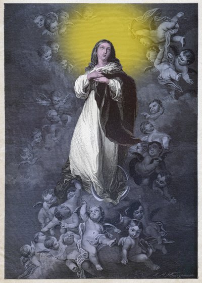 Inmaculada Concepción de Bartolome Esteban (after) Murillo