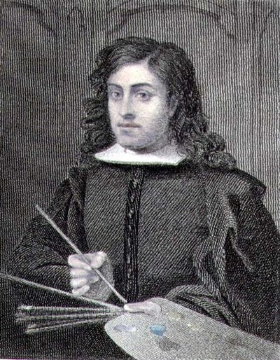 Autorretrato, grabado por Edward Scriven (1775-1841) pub. por William Maczenzie de Bartolome Esteban (after) Murillo