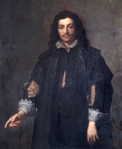 Un hombre desconocido, mediados de la década de 1650 (óleo sobre lienzo) de Bartolomé Esteban Murillo