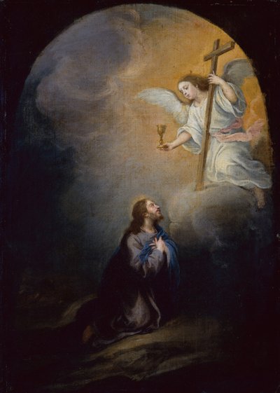 Cristo en el jardín de los olivos de Bartolomé Esteban Murillo