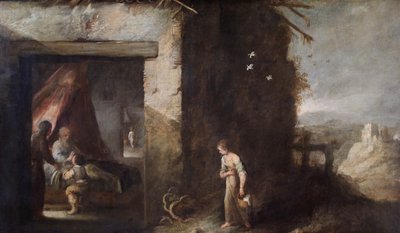 Isaac bendiciendo a Jacob (óleo sobre lienzo) de Bartolomé Esteban Murillo