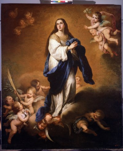 La Ascensión de la Santísima Virgen (Esquilache inmaculada concepción o La Asunción de la Santísima Virgen María). Pintura de Bartolomé Esteban Murillo (1617-1682) de Bartolomé Esteban Murillo
