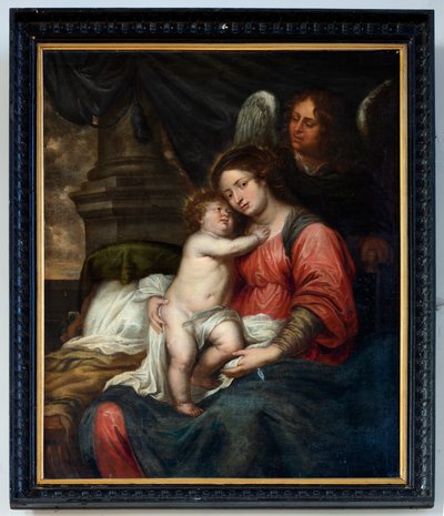 Iglesia parroquial (Parochiekerk Sint-Andreas, Beerlegem). Pintura. Nuestra Señora con Niño. Bartolomé Murillo (?) de Bartolomé Esteban Murillo