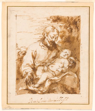 San José y el Niño Jesús dormido de Bartolomé Esteban Murillo