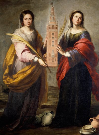 Santas Justa y Rufina, patronas de Sevilla de Bartolomé Esteban Murillo