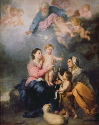 La Sagrada Familia o La Virgen de Sevilla de Bartolomé Esteban Murillo