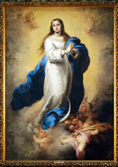 La Inmaculada Concepción de El Escurial (pintura sobre lienzo) de Bartolome Esteban Murillo