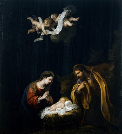 La Natividad, c.1665-70 de Bartolomé Esteban Murillo