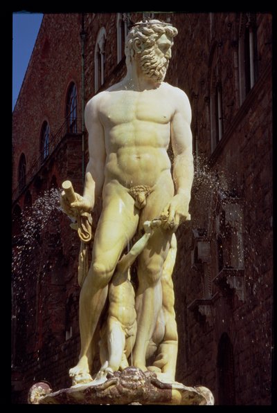 La Fuente de Neptuno (detalle) de Bartolomeo Ammannati