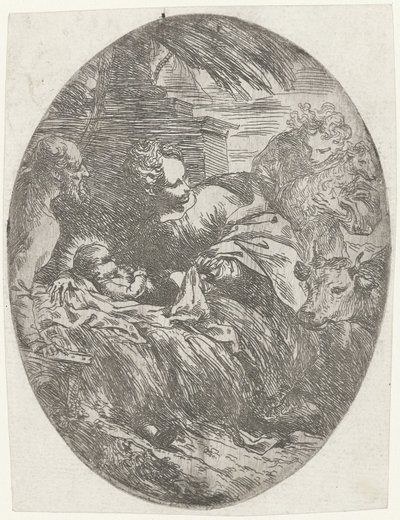 nacimiento de cristo de Bartolomeo Biscaino