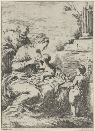 María amamantando al niño Cristo de Bartolomeo Biscaino