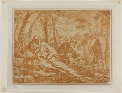 Descanso en la huida a Egipto de Bartolomeo Biscaino