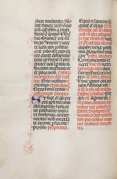 Missale: Fol. 172v: Música para Aleluya al comienzo de Pascua, 1469 de Bartolomeo Caporali