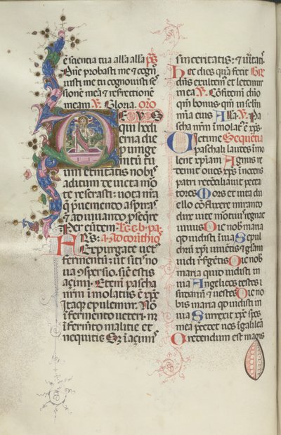 Misal: Fol. 192v: Resurrección de Cristo, 1469 de Bartolomeo Caporali