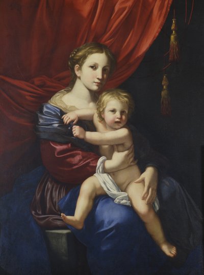 Madonna y el niño de Bartolomeo Cavarozzi