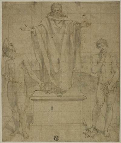 Estudio para Alegoría de la Fe y el Silencio de Bartolomeo Cesi