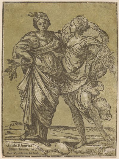 Alianza de Paz y Abundancia de Bartolomeo Coriolano after Guido Reni