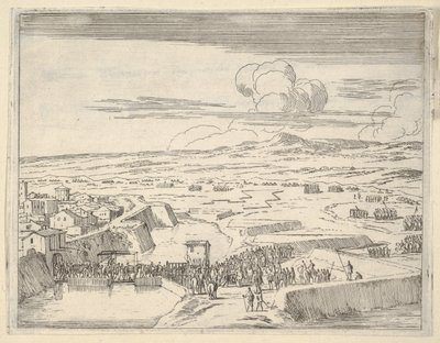 Después de unos días de asedio con el ejército francés, Francesco I d