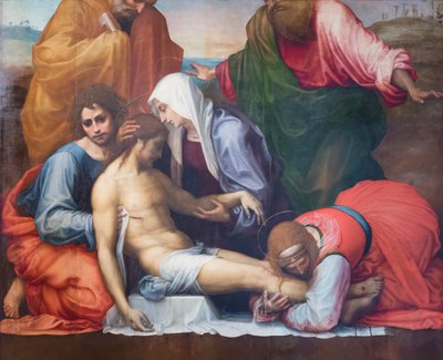Lamentación por Cristo muerto de Bartolomeo Fra