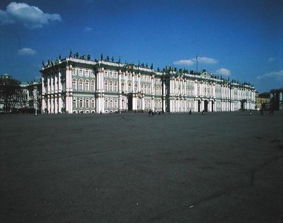 Fachada del Hermitage de Bartolomeo Franceso Rastrelli