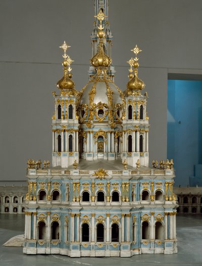 Proyecto para el Monasterio de la Virgen de la Resurrección (Smolny) en San Petersburgo de Bartolomeo Franceso Rastrelli