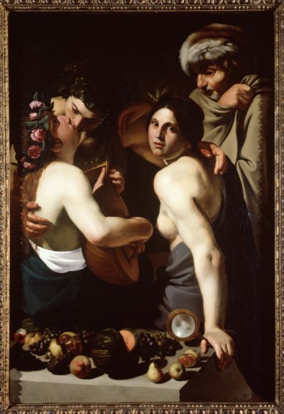 Alegoría de las Cuatro Estaciones, c.1610 de Bartolomeo Manfredi