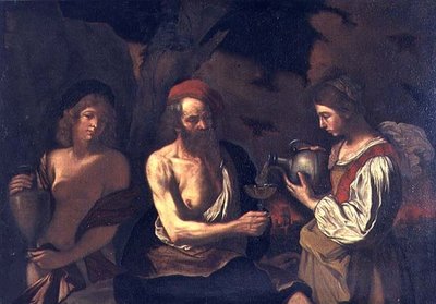 Lot y sus hijas de Bartolomeo Manfredi