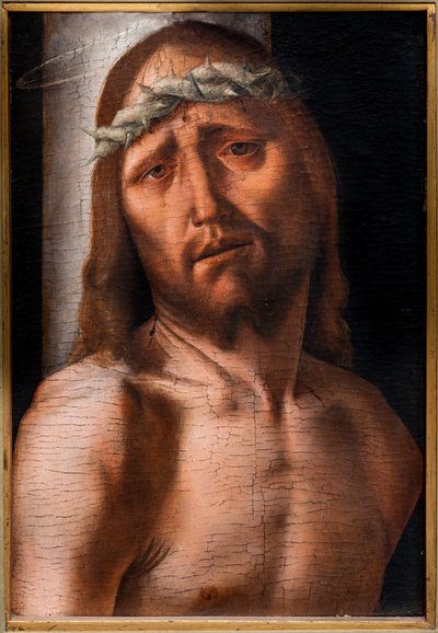 Cristo en la columna, segunda mitad del siglo XV (óleo sobre tabla) de Bartolomeo Montagna