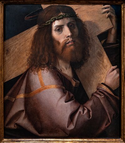 Cristo cargando la cruz, primera década del siglo XVI (óleo sobre tabla) de Bartolomeo Montagna