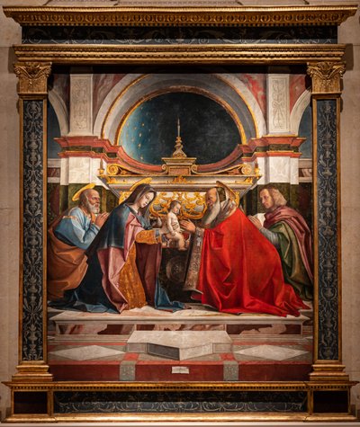 Presentación de Jesús en el Templo de Bartolomeo Montagna